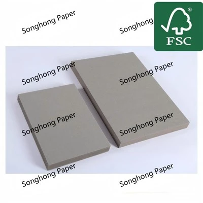 Folhas de placa cinza duplex reciclável para atacado - espessura: 1mm a 4 mm